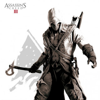 ASSASSIN'S CREED - Tshirt "Edward Flag" man SS white - basic (L-es méret) - Abystyle Ajándéktárgyak