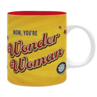 DC COMICS - Mug - 320 ml - "Wonder Woman Mom" - Abystyle Ajándéktárgyak