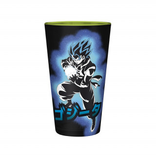 DRAGON BALL BROLY - XXL üvegpohár  - 400ml - "Broly/Gogeta" - Abystyle Ajándéktárgyak