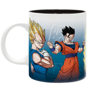 DRAGON BALL - Bögre - DBZ/Saiyans & Piccolo (320ml) - Abystyle Ajándéktárgyak