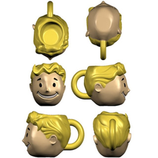 FALLOUT - Vault Boy Head 3D Bögre - Abystyle Ajándéktárgyak