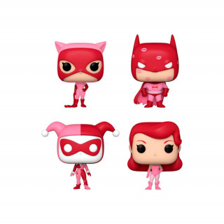 Funko 4-Pack Pocket Pop!: DC Batman The Animated Series - Happy Valentines Day Box Vinyl Figurák Ajándéktárgyak