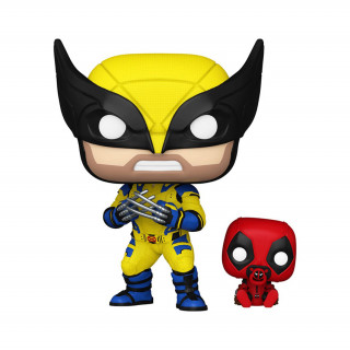 Funko Pop! #1403 Marvel: Deadpool Wolverine - Wolverine with Babypool Vinyl Figura Ajándéktárgyak