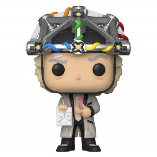 Funko POP! #959 Movies: Back to the Future - Doc with Elmett Vinyl Figura Ajándéktárgyak