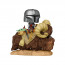 Funko Pop! Deluxe: Mandalorian- Mando on Bantha w/ Child #416 Vinyl Figura thumbnail