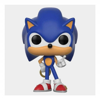 Funko Pop! Games: Sonic The Hedgehog - Sonic With Ring 283# Vinyl Figura Ajándéktárgyak