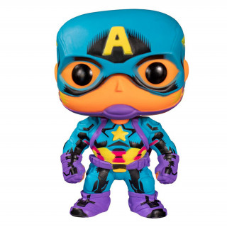 Funko Pop! Marvel: Black Light Captain America #648 Vinyl Figura Ajándéktárgyak