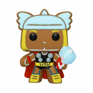 Funko POP! Marvel: Holiday - Gingerbread Thor #938 Bobble-Head Vinyl Figura Ajándéktárgyak