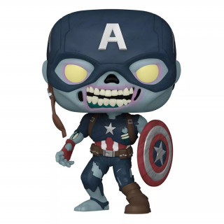 Funko Pop! Marvel: Marvel What If...? - Zombie Captain America #941 Vinyl Figura Ajándéktárgyak