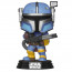 Funko Pop! Star Wars: The Mandalorian - Heavy Infantry Mandalorian (Metallic) #348 Bobble-Head Vinyl Figura thumbnail