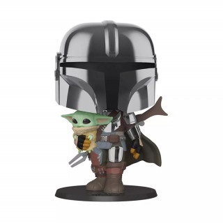 Funko Pop! Star Wars: The Mandalorian holding The Child #380 Vinyl Figura Ajándéktárgyak