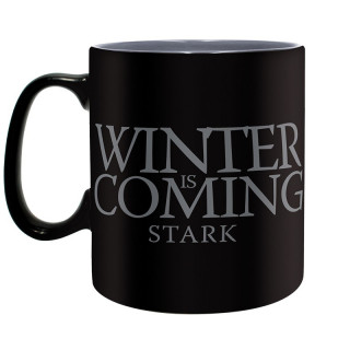 GAME OF THRONES - Bögre - Stark - Winter is coming - (460 ml) - Abystyle Ajándéktárgyak