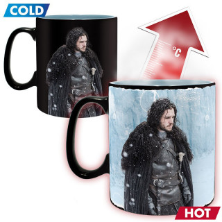 GAME OF THRONES - Mug Heat Change - 460 ml - Winter is here - Abystyle Ajándéktárgyak