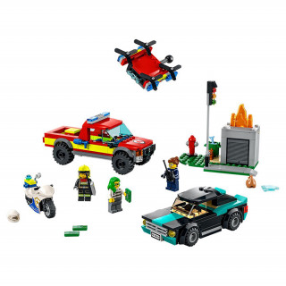 LEGO® City - Tűzoltás és rendőrségi hajsza (60319) Játék