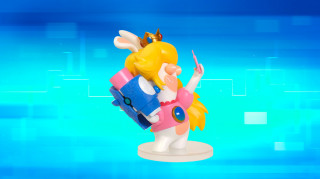 Mario + Rabbids Kingdom Battle - Peach 8 cm Figura Ajándéktárgyak