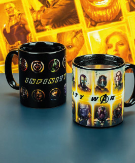 Marvel Avengers Infinity War Heat Change Mug - Hoerzekeny bogre - Good Loot - Abystyle Ajándéktárgyak