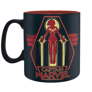 MARVEL - Bögre - Captain Marvel (460 ml) - Abystyle Ajándéktárgyak