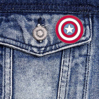 MARVEL - Kitűző - Captain America Shield - Abystyle Ajándéktárgyak