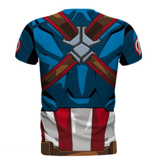 MARVEL - Tshirt cosplay "Captain America" man L - Póló - Abystyle Ajándéktárgyak