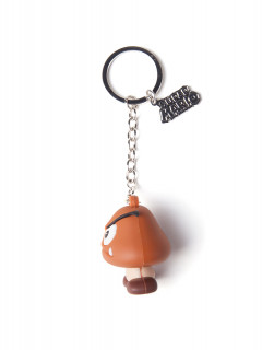 Nintendo - Kulcstartó - Goomba Rubber 3D Keychain Ajándéktárgyak