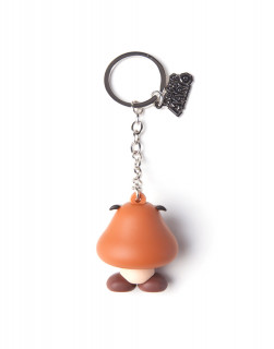 Nintendo - Kulcstartó - Goomba Rubber 3D Keychain Ajándéktárgyak