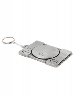 PlayStation - Kulcstartó - Console Metal Keychain Ajándéktárgyak