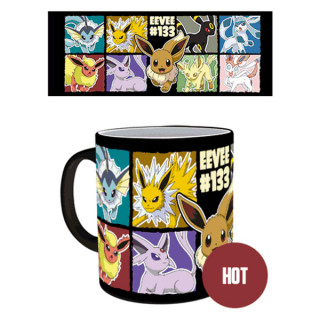 POKEMON - Hőérzékeny Bögre - Eevee (300 ml) - Abystyle Ajándéktárgyak