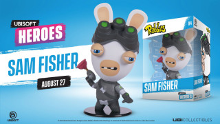 Ubisoft Heroes - Rabbids - Sam Fisher figura (S1) Ajándéktárgyak