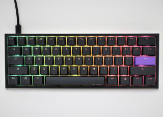 Ducky One 2 Mini RGB billentyűzet USB Amerikai angol - Fekete PC