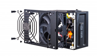 Cooler Master V650 SFX Gold tápegység 650 W 24-pin ATX Fekete PC