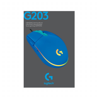 Logitech G G203 egér USB A típus 8000 DPI PC