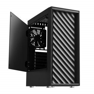 Zalman T7 Ablakos - Fekete PC