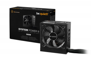 Be Quiet System Power 9 CM 500W [Moduláris, 80+ Bronze] PC