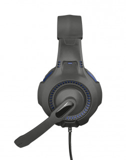 Trust GXT 307B Ravu Gaming Headset for PS4 Fejpánt Fekete, Kék 3,5 mm-es csatlakozó PC