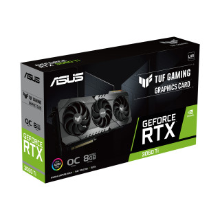 ASUS TUF RTX 3060 Ti OC Edition 8GB GDDR6X (TUF-RTX3060TI-O8GD6X-GAMING) Videokártya PC