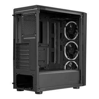 COOLER MASTER Ház Midi ATX CMP 510 ARGB, Tápegység nélkül, Üvegfalú, Fekete PC