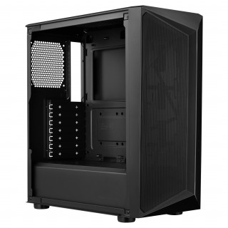 COOLER MASTER Ház Midi ATX CMP 510 ARGB, Tápegység nélkül, Üvegfalú, Fekete PC