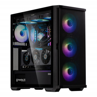 ZALMAN Ház Midi ATX Z10 DUO Tápegység nélkül, Fekete RGB PC