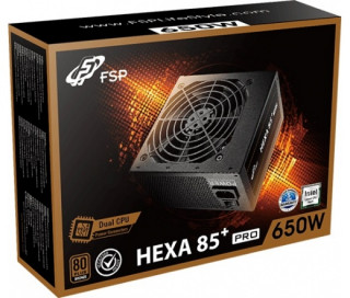 FSP HEXA 85+ PRO ATX desktop tápegység 650W 80+ Bronze BOX PC