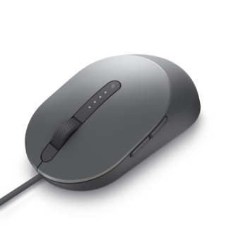 Dell Laser Wired Mouse - MS3220 - Titan Gray   PC