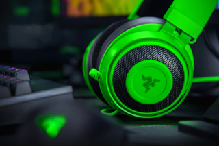 Razer Kraken Green - Oval headset PC