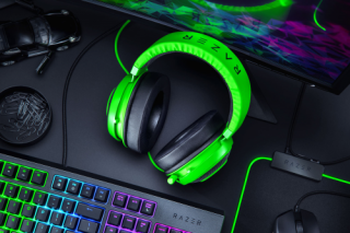 Razer Kraken Green - Oval headset PC