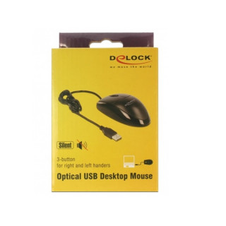 Delock 3 gombos optikai USB egér – Néma PC