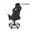 Playseat® Gamer szék - L33T BLACK (állítható magasság, állítható karfa, lábtartó, fekete) thumbnail