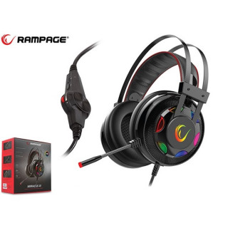 Rampage Miracle-X1 7.1 Headset Black PC