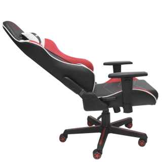 GSZEK Rampage Gamer szék - KL-R79 Comfort (fehér-fekete-vörös; állítható magasság; állítható kartámasz; 3D PVC bőr; PC