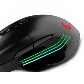 Rampage Egér Gamer - SMX-R90 SECTOR RGB (PMW3389,16000DPI, 8 gomb, makro, 1,8m kábel, fekete) PC