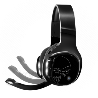 Spirit of Gamer Wireless Fejhallgató - MIC-XH1100 (MultiPlatform,7.1,mikrofon, hangerőszabályzó, nagy-párnás, fekete) PC