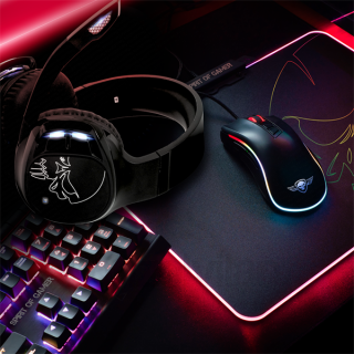 Spirit of Gamer Wireless Fejhallgató - MIC-XH1100 (MultiPlatform,7.1,mikrofon, hangerőszabályzó, nagy-párnás, fekete) PC