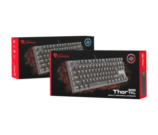 Keyboard GENESIS THOR 300 TKL GAMING Green Backlight USB, US layout PC